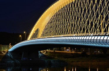 Troja Bridge, Czech Republic Troja Brug, Tsjechië